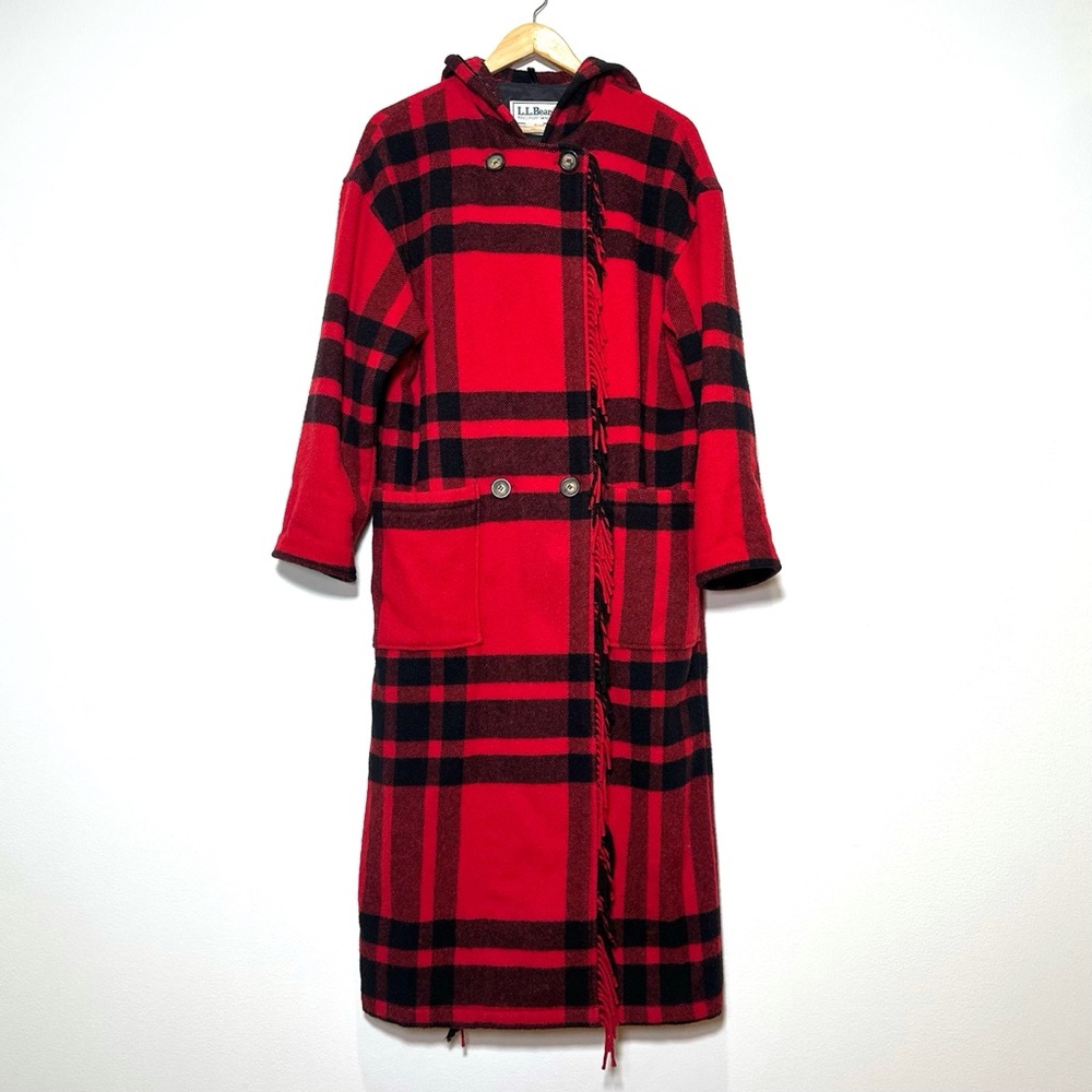 Vintage Ll Bean Wool Blanket Coat - image 1